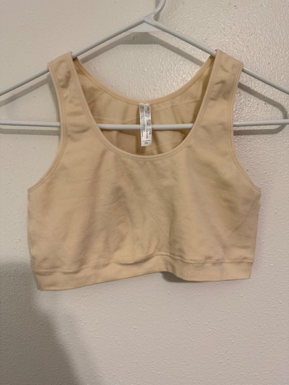 Leading Lady Beige Seamless Posture Support Bralette Bra XL/2XL